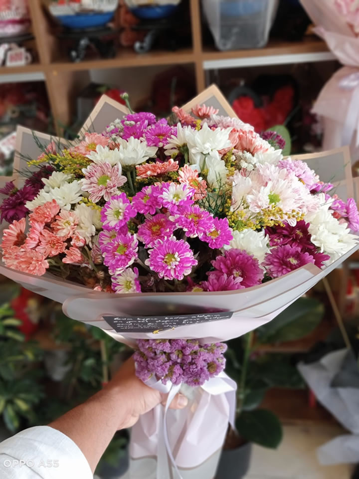 Renkli Kasımpatı Buketi, Kütahya Çiçekçi